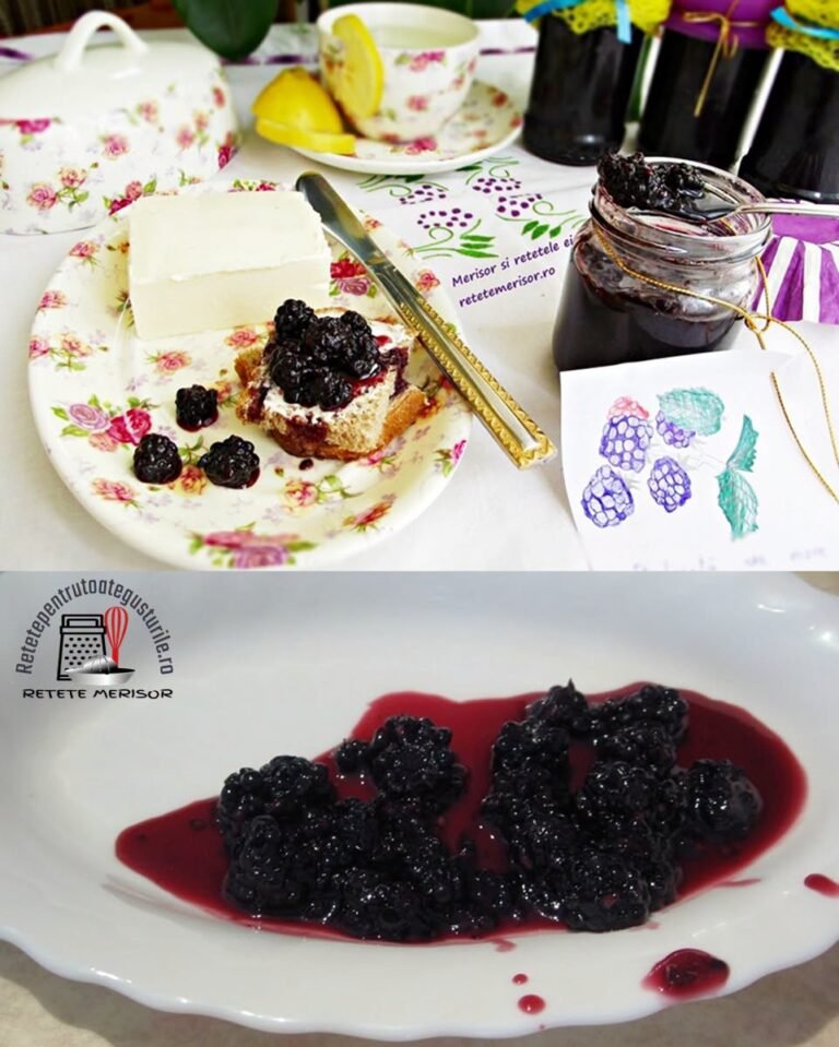 Preferata mea in copilărie era delicioasa dulceață de mure pe care o prepar an de an cu mare drag – rețeta în comentarii